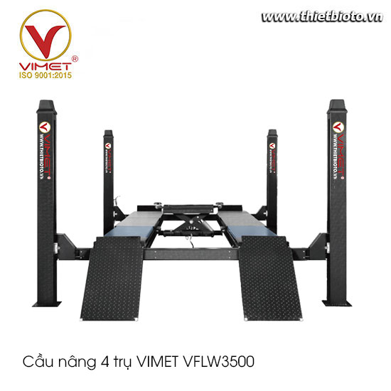 Cầu nâng 4 trụ xe ô tô xe bus xe tải