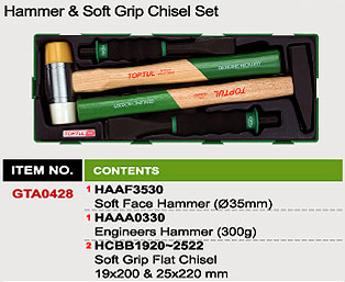 Bộ búa đục toptul GTA0428