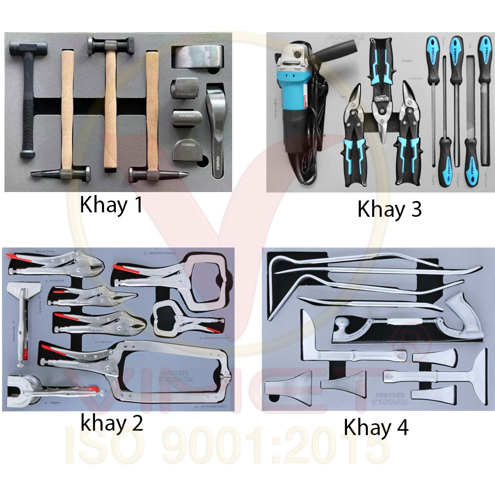Bộ dụng cụ sửa chữa đồng sơn 38 chi tiết