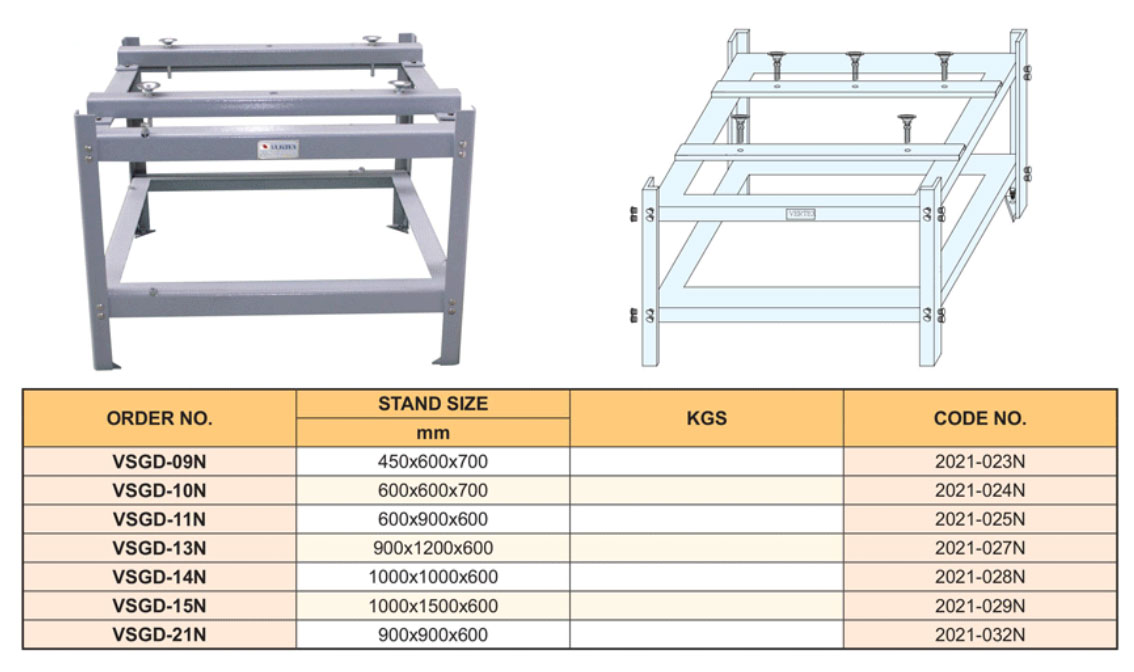 Chân đế bàn máp Granite VERTEX VSGD-14N