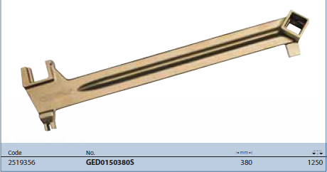 Cờ lê barrel GED0150380S Gedore
