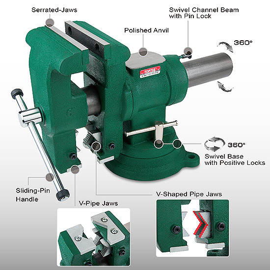 Dụng cụ kẹp Eto đa năng Toptul DJAB0106 Dụng cụ kẹp Eto đa năng Toptul DJAB0106