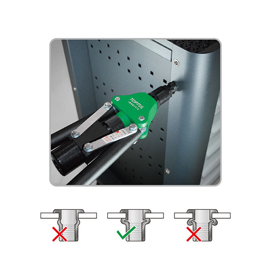 Kìm bấm rive Toptul JBBB0512 Kìm bấm rive Toptul JBBB0512