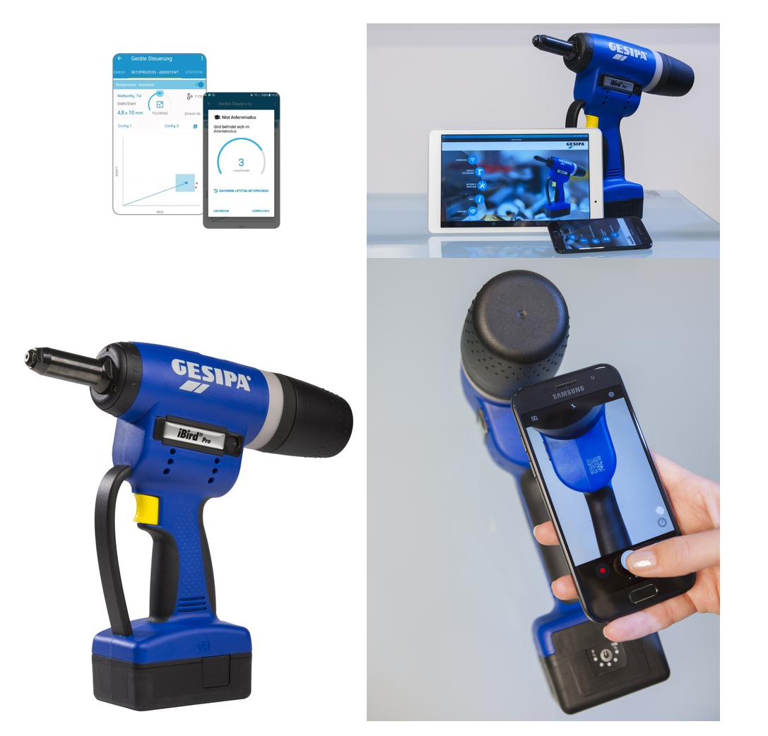 Súng rút rive bằng Pin Gesipa iBIRD PRO | Thiết bị ô tô