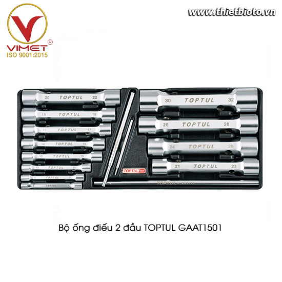 Bộ ống điếu 2 đầu TOPTUL GAAT1501