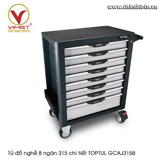 Tủ đồ nghề 8 ngăn 315 chi tiết TOPTUL GCAJ315B