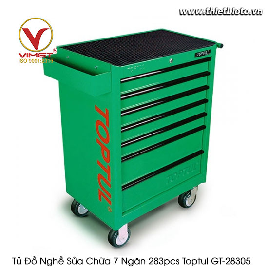 Tủ đồ nghề sửa chữa 7 ngăn 283pcs Toptul GT-28305