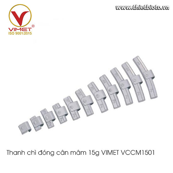 Chì đóng cân mâm 15g VIMET VCCM1501
